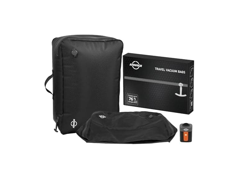Vacuum Storage Bags with Wireless Pump (2PC + Pump) - Image 1