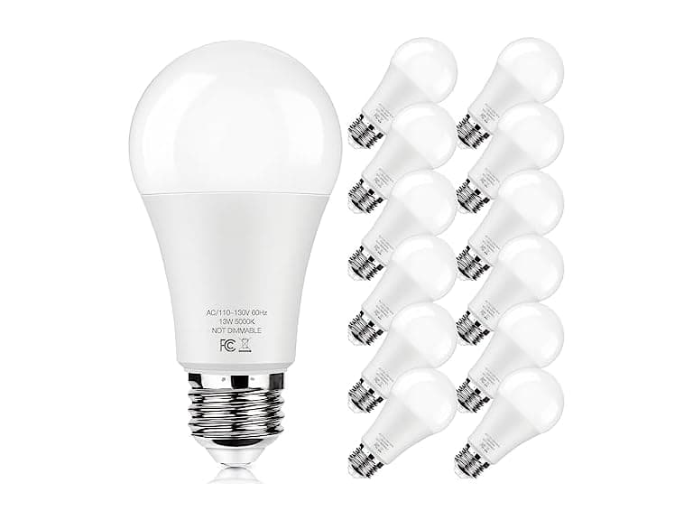 Brightever 12-Pack 5000K LED Light Bulbs - Image 1