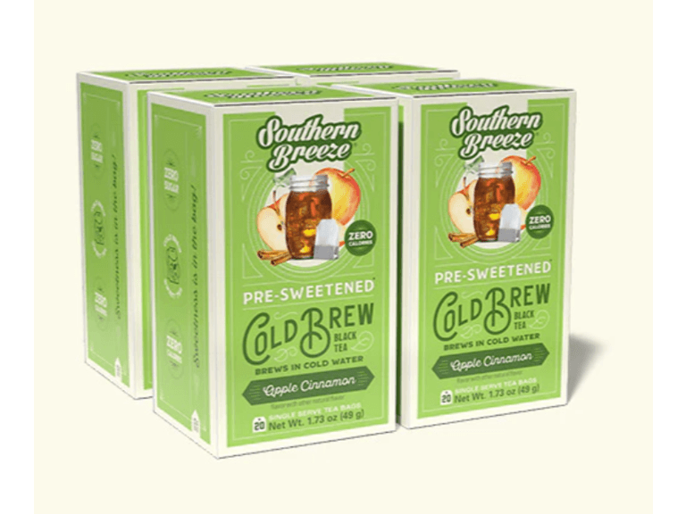 4pk Southern Breeze Cold Brew Sweet Tea Apple Cinnamon - Image 1