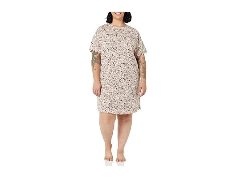 Amazon Essentials Womens Cotton Modal Sleep Tee - Image 1