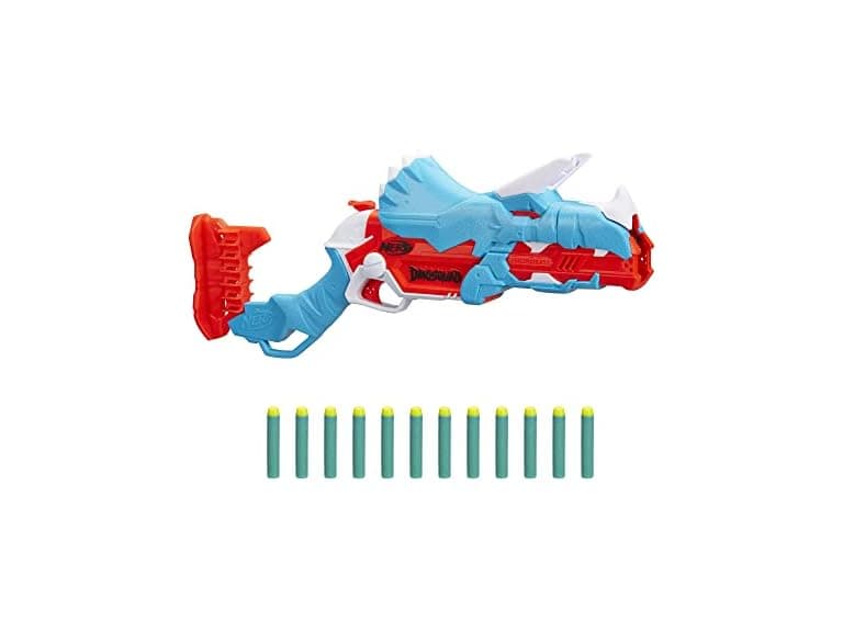 NERF DinoSquad TriceraBlast Dart Blaster - Image 1