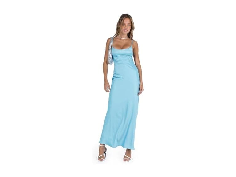 Princess Polly Ravia Maxi Dress Blue - Image 1