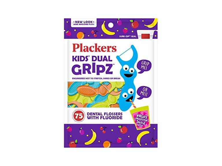 Plackers Kids Flossers Fruit Smoothie Swirl - Image 1