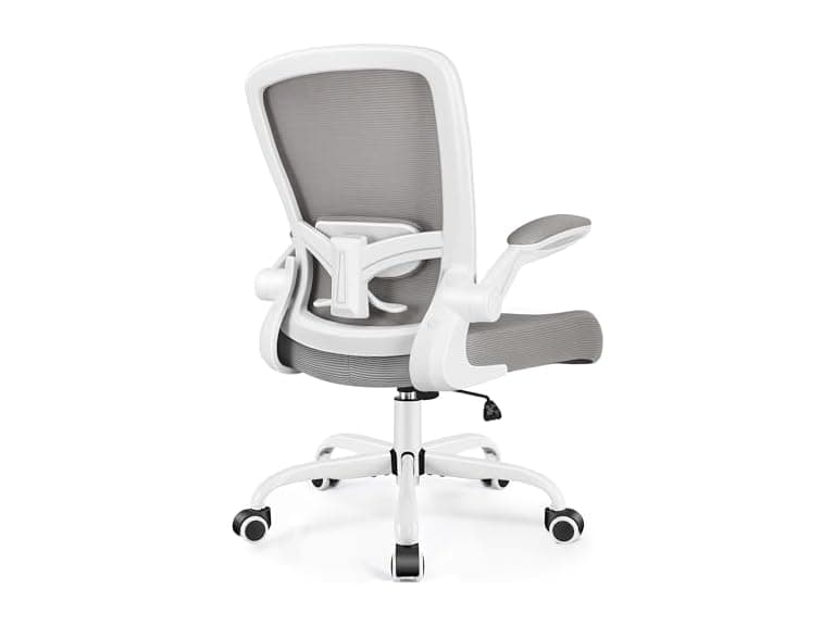 FelixKing Office Chair, Ergonomic Desk Chair Breathable Mesh Chairs Adjustable High Back Lumbar Support Flip-up Armrests, Executive Rolling Swivel Comfy Computer Chairs Home Office Gray (Open Box) - Image 1
