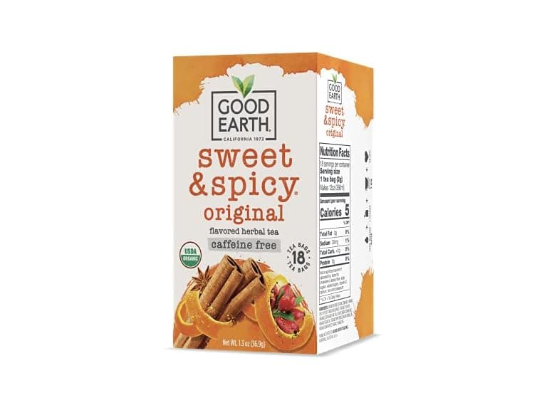 Organic Sweet & Spicy Herbal Caffeine Free Tea - Image 1