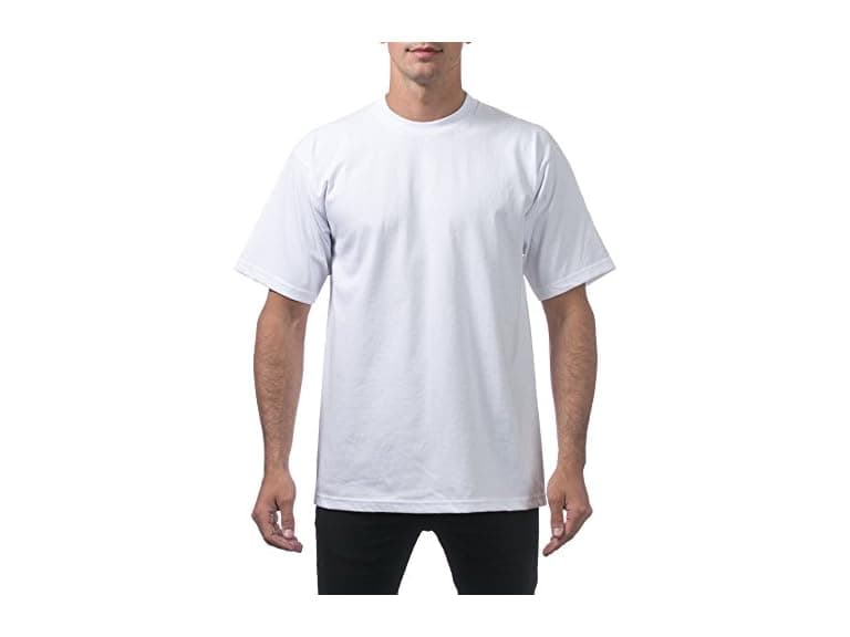 Pro Club Men (4XL) Heavyweight Cotton Crew T-Shirt - Image 1