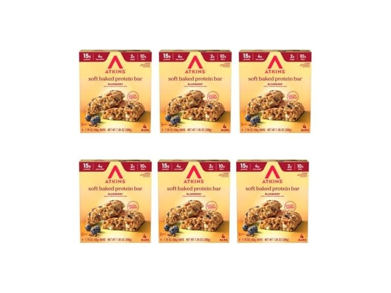 6PK Atkins Soft Baked Protein Bars, Blueberry - Image 1