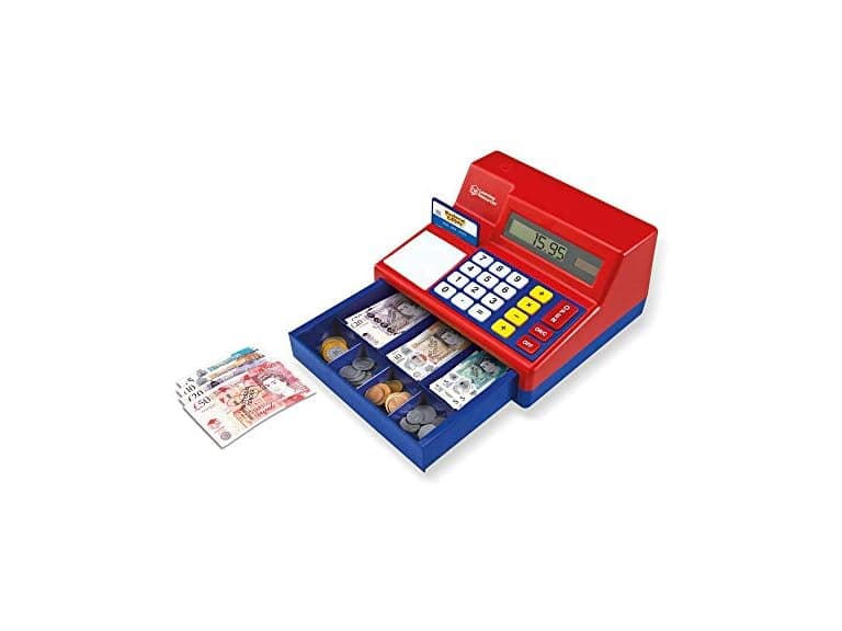 Learning Resources Pretend & Play Calculator Cash Register - Image 1