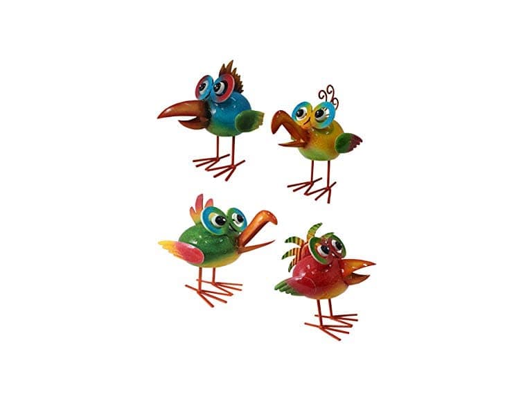 8.25" Iron Baby Jungle Birds - Image 1