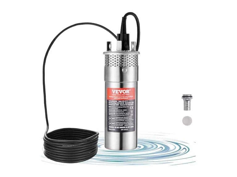 Solar Water Pump, 12V DC 120W Submersible Deep - Image 1