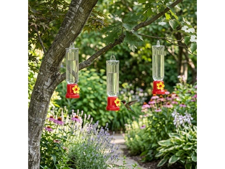 Touch Of ECO Hummingbird Feeder - 3 Pack - Image 1