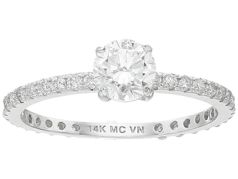 Amazon Essentials Lab Grown Solitaire 14K Ring - Image 1