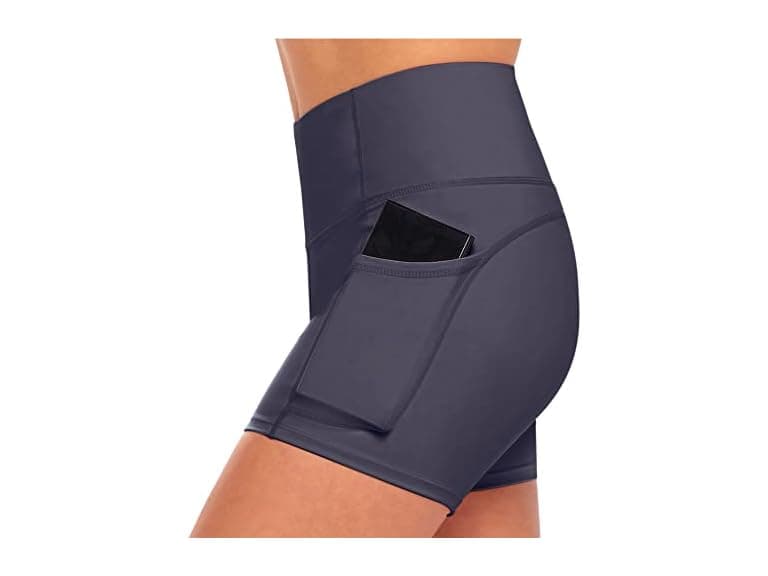 Natural Uniforms Women (S) High Waist Yoga Shorts - Image 1