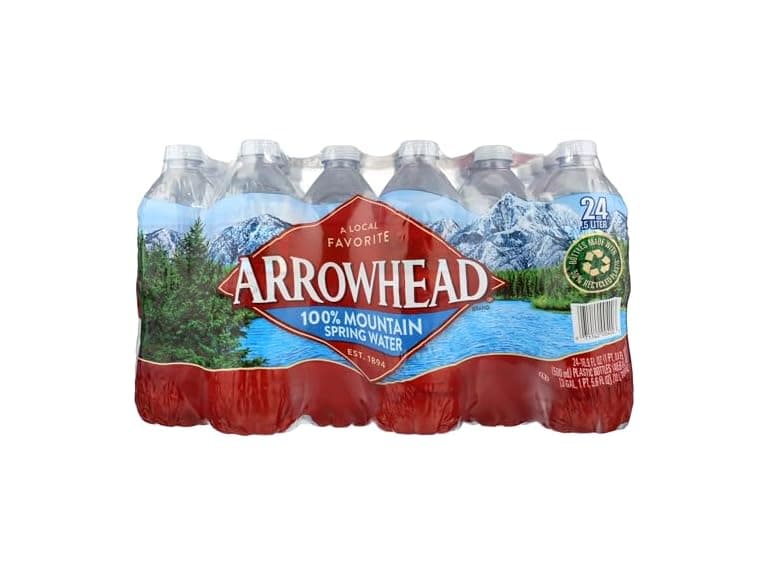 Arrowhead Water Spring 500 Milliliter, 24 Pack - Image 1