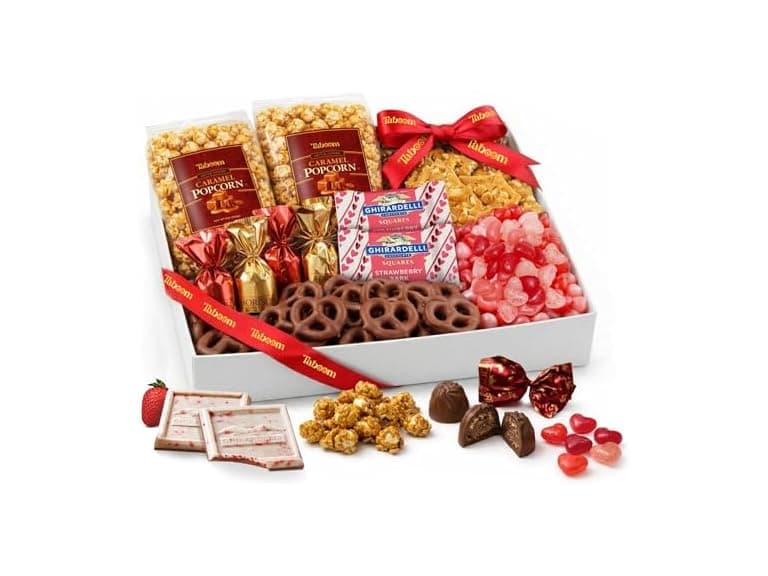 Valentine’s Day Chocolate Gift Basket - Image 1