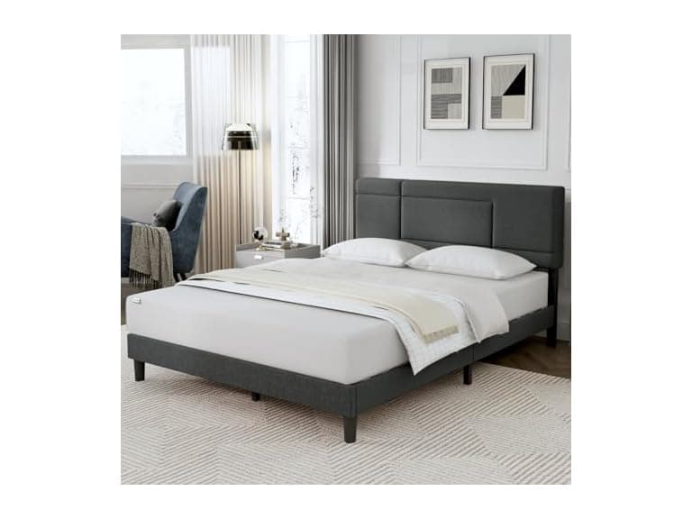 Novilla Bed Frame Queen Size, Queen Bed - Image 1