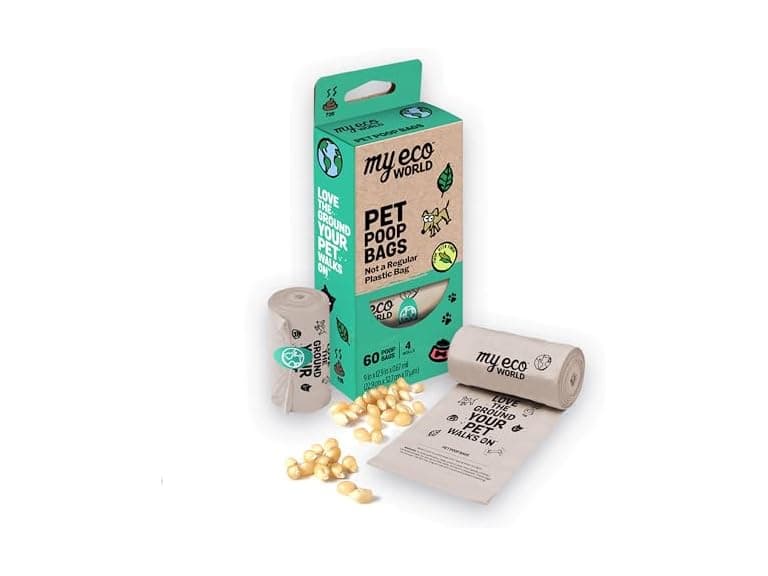 MyEcoWorld® Compostable Pet Poop Bags - Made  - Image 1