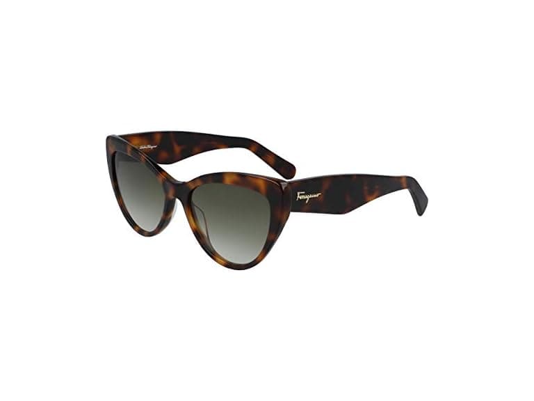 Ferragamo Unisex SF930S Sunglasses Havana - Image 1