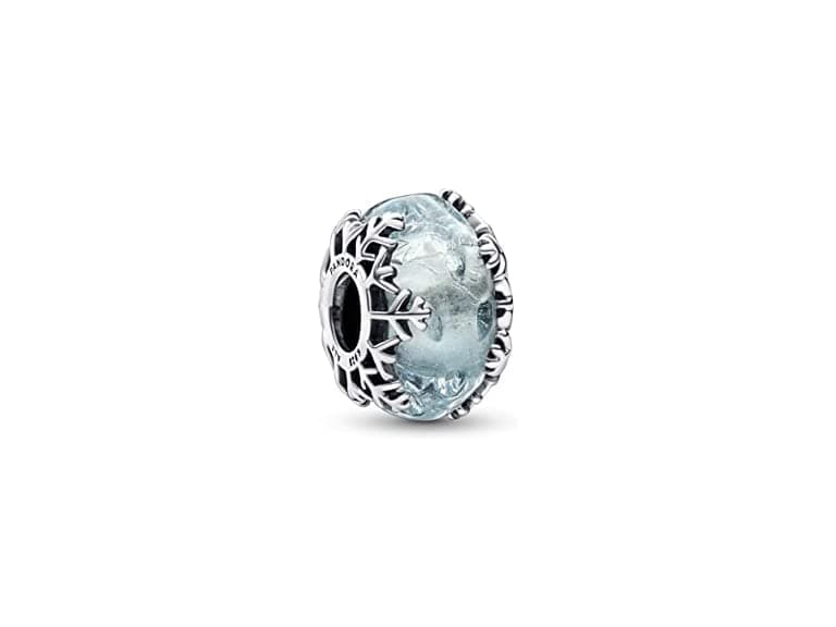 Pandora Blue Snowflake Murano Charm (Open Box) - Image 1