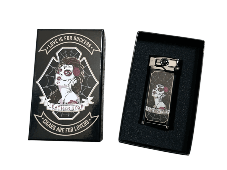 Deadwood Leather Rose Torch Lighter - Image 1