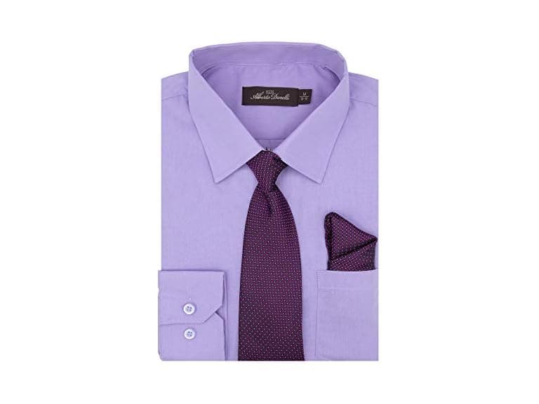 Alberto Danelli Boys (5) 's Long Sleeve Tie Shirt - Image 1