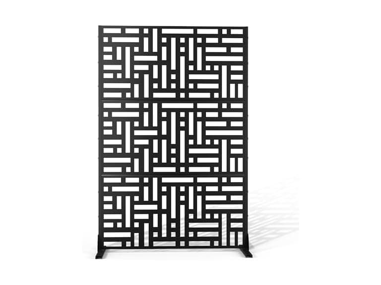 Freestanding Metal Privacy Screen - Image 1