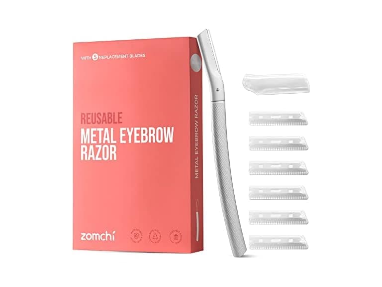 Reusable Metal Eyebrow Razor 2 Pack - Image 1