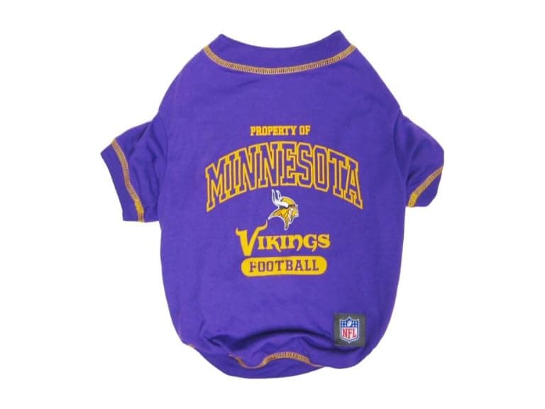 MINNESOTA VIKINGS Dog T-Shirt, Medium. - Cutest Pet - Image 1
