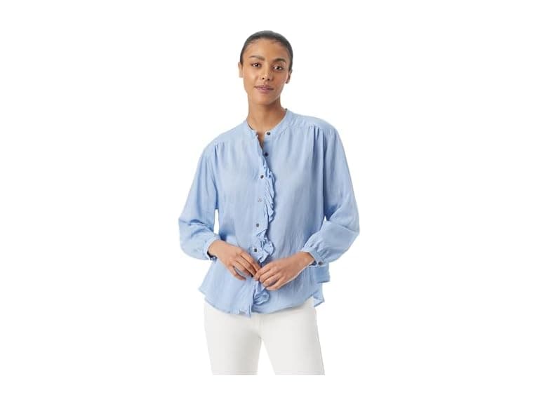 Sam Edelman Tarra Ruffle Button Down Shirt - Image 1