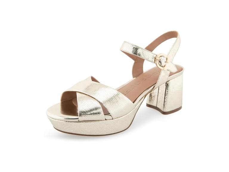 Aerosoles Cosmos Soft Gold Leather 9 M - Image 1