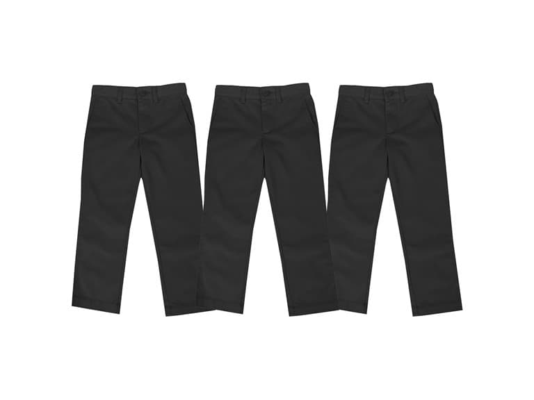3PK Children & Boys Classic Chino Pants - Image 1