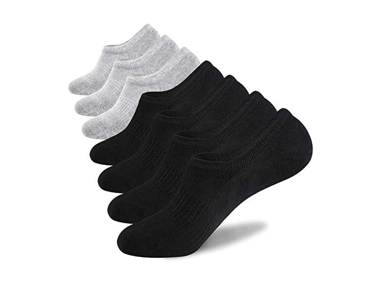 Men's No Show Cotton Socks 7 Pairs - Image 1