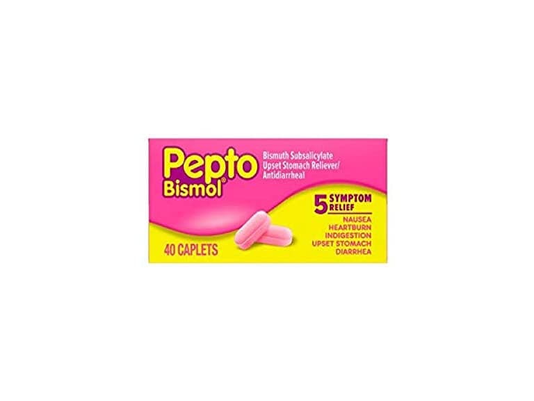 Pepto-Bismol Caplets, 40 Count (Pack of 1) - Image 1