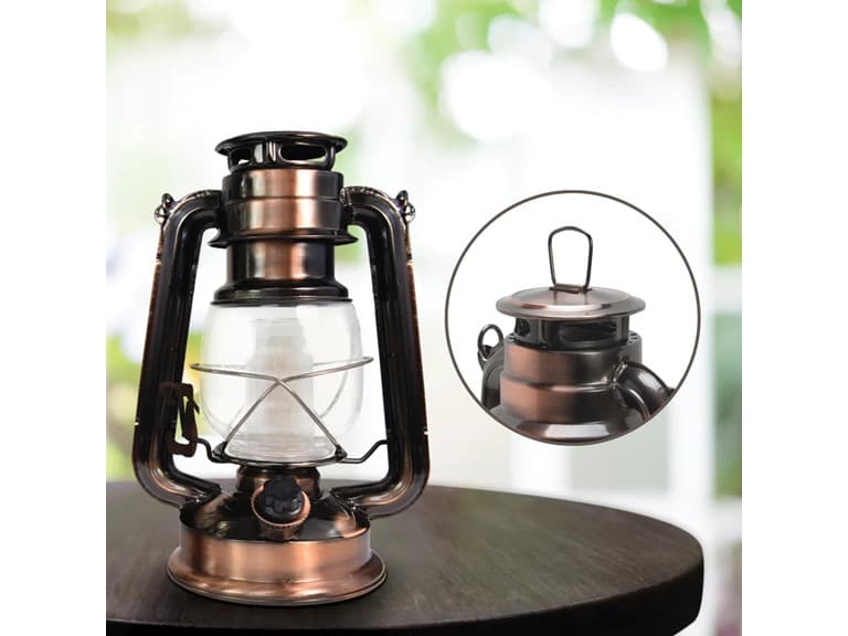 North Point Vintage LED Lantern Copper - Image 1