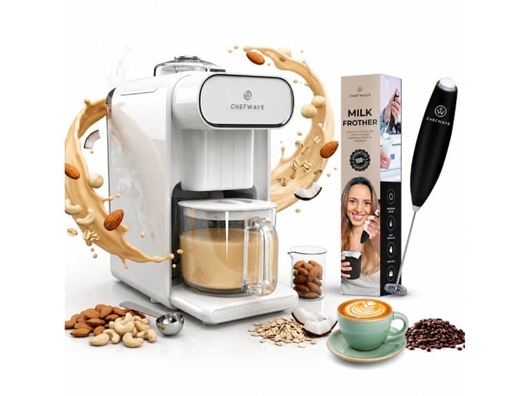 ChefWave Milkmade Milk Maker with Handheld Milk Frother - Image 1