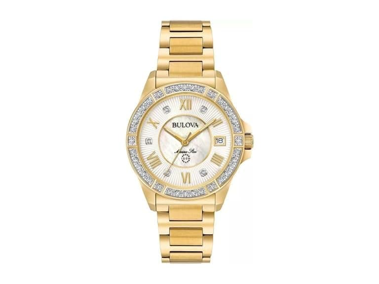 Bulova Ladies Marine Star Diamond Watch - Image 1