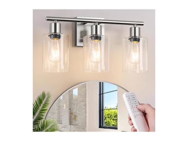 Brightever B0DK75PHN3 Silver Vanity Light 3-Light - Image 1