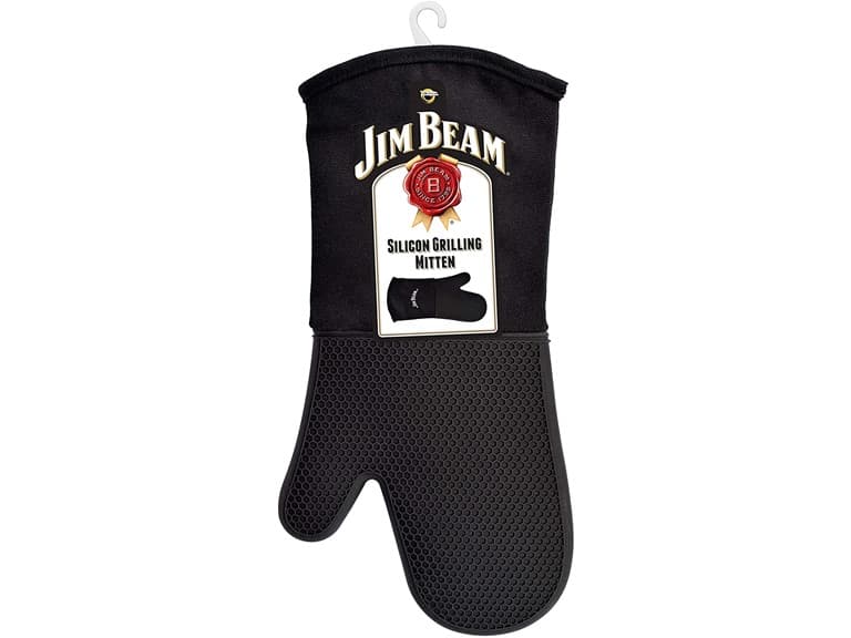 Jim Beam Silicone Grilling Mitt (Black) - Image 1