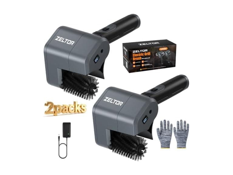 Zeltor 2 Pack Electric Grill Brush - Image 1