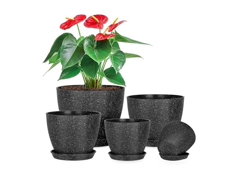 lokeisna 5 Pcs Modern Plant pots - Image 1