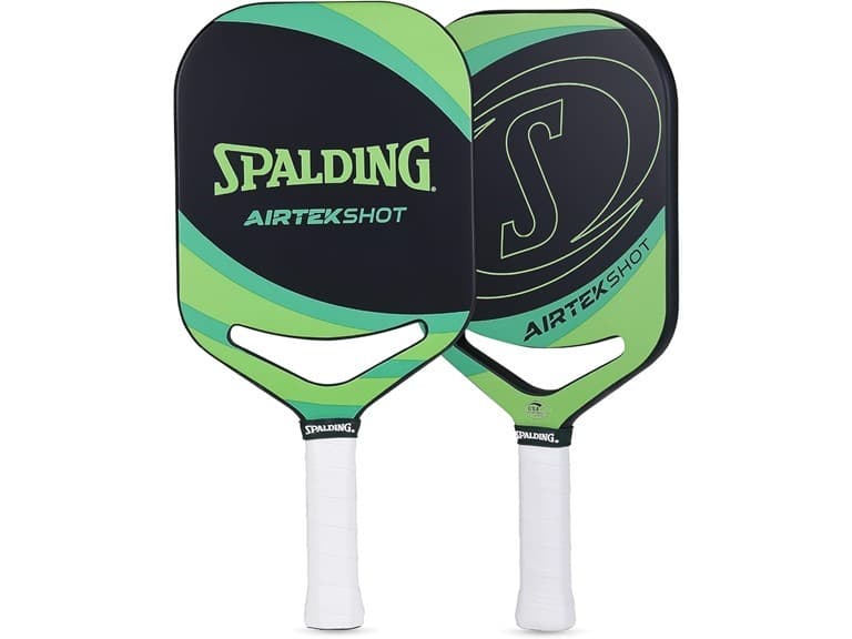 Spalding - Airtek Shot Pickleball Paddle, Green - Image 1