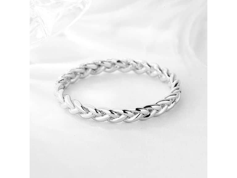 Sterling Silver Braided Band - Image 1