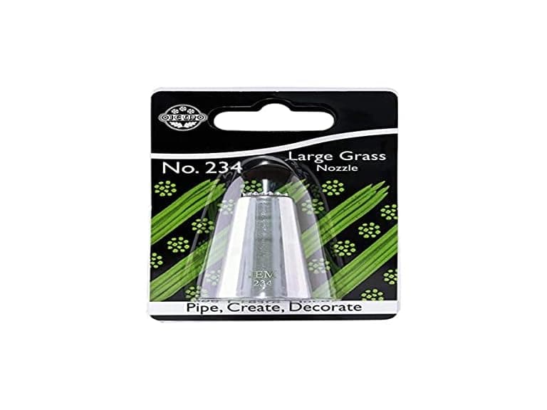Jem Enterprises Large Grass Piping Nozzle Decorating Tip # 234 - Image 1