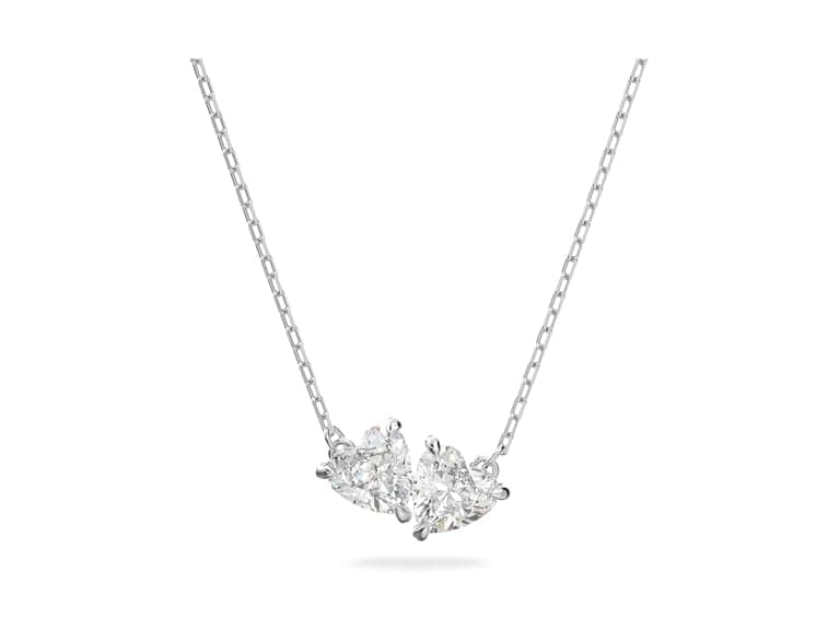 Swarovski Mesmera Necklace, Heart-Shaped Clear Cry - Image 1