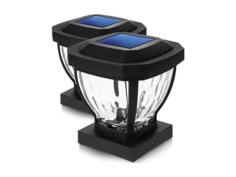 Home Zone Security 2PK Solar Post Cap Light- Choose Color - Image 1