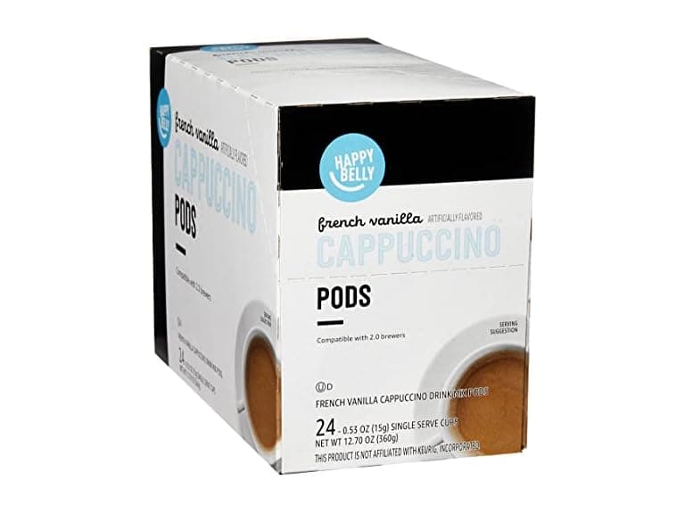 24CT Happy Belly Cappuccino Coffee Pods Light Roast - Image 1
