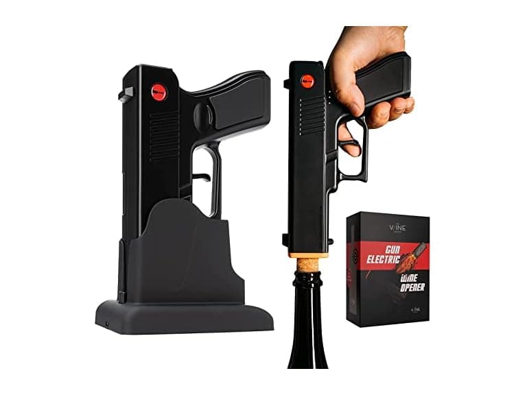 Electric Gun Wine Corkscrew Opener - Image 1