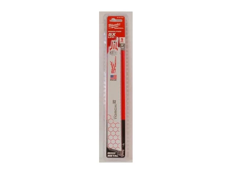 Milwaukee 48-00-5787 9 in 14T 5 pack of Recip Blade - Image 1