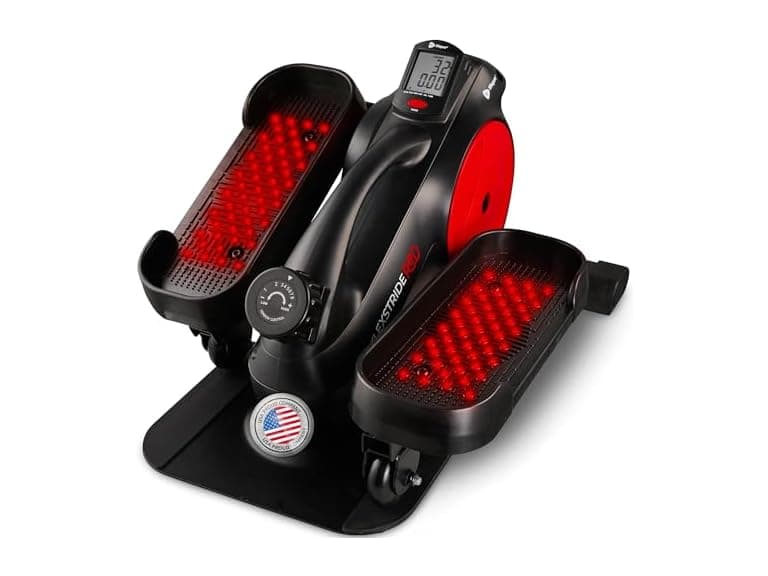 Lifepro FlexStrideRed Under Desk Elliptical Machine with Red Light Therapy - Image 1