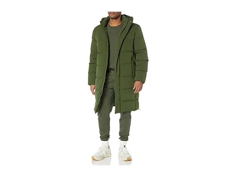 Amazon Essentials Mens Hooded Long Puffer Coat (Open Box) - Image 1